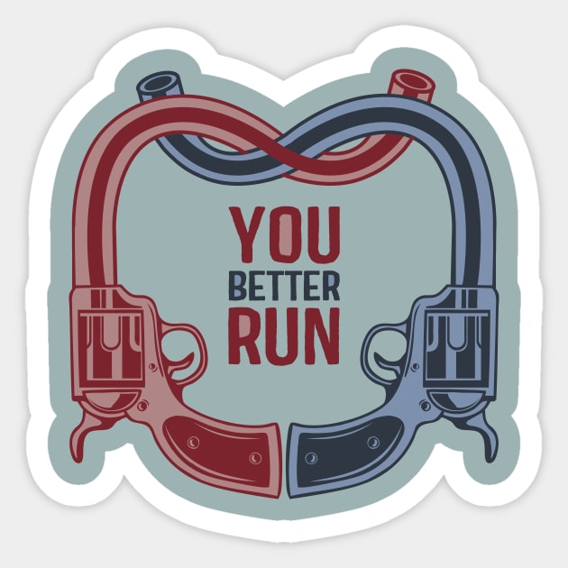 Pumped up Kicks Sticker by RepubliRock